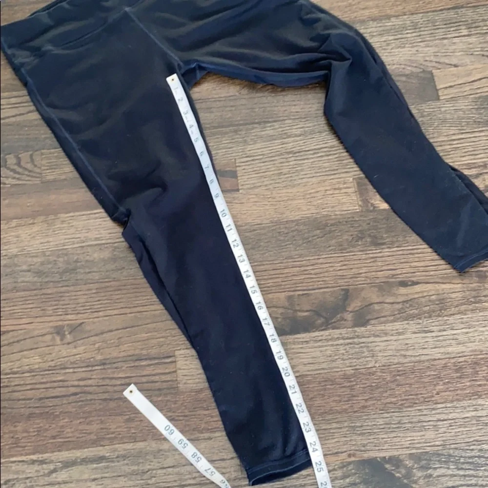 Fabletics Black Mesh Panel Leggings Medium M